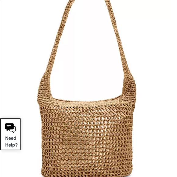 The SAK Amberly Crochet Medium Hobo BambooBronze - Picture 3 of 3